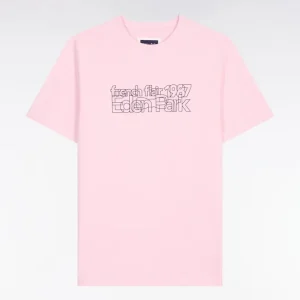 Alternative view of T-shirt à manches courtes sérigraphié rose coupe regular