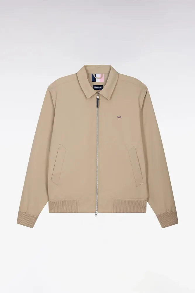 Blouson En Nylon Beige