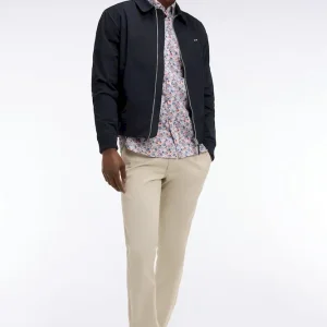 Blouson en nylon marine