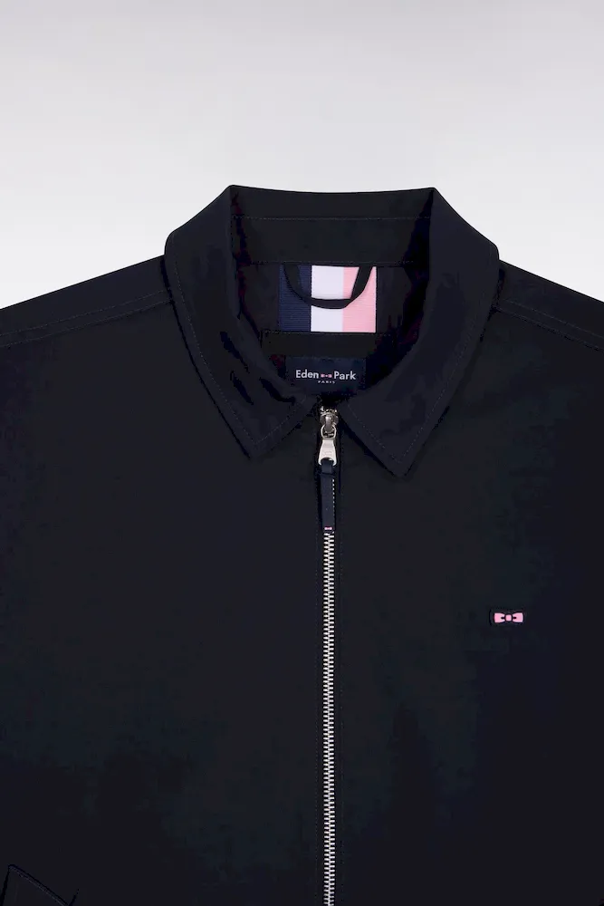 Blouson en nylon marine – Bild 6