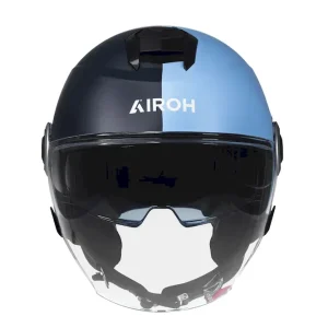 Casque de moto motif coupé-cousu