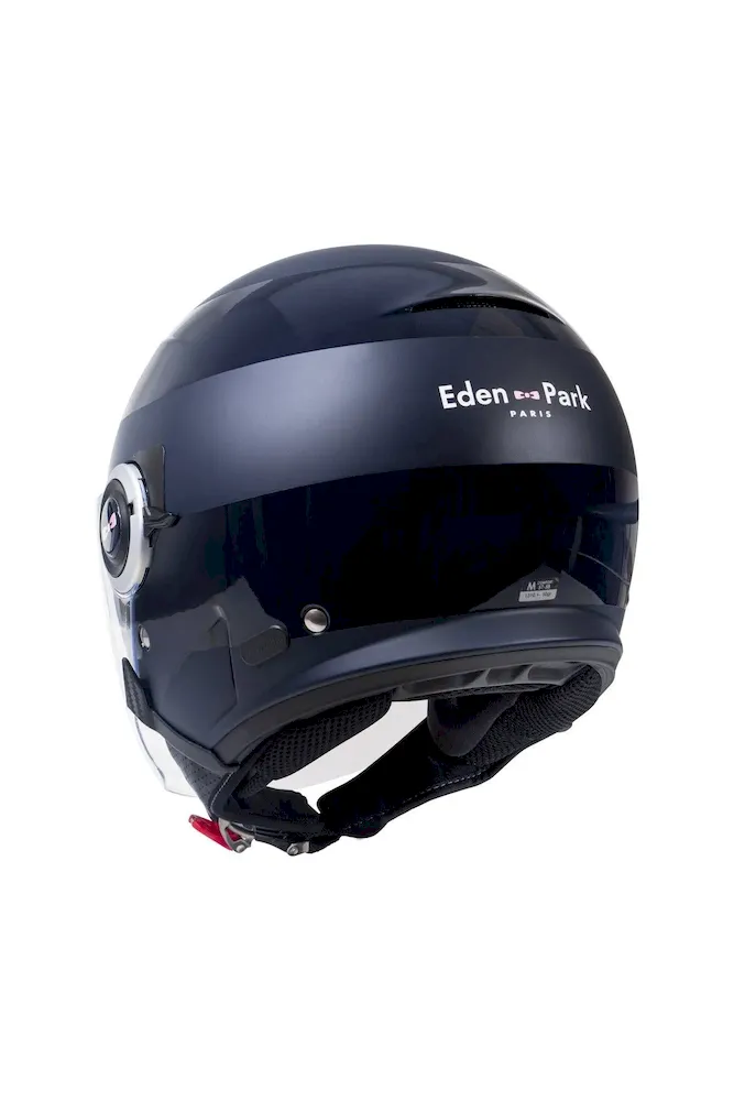 Casque moto cerclé bleu marine – Bild 5