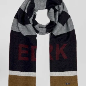 Echarpe cerclée bleu marine