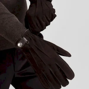 Alternative view of Paire de gants en cuir marron