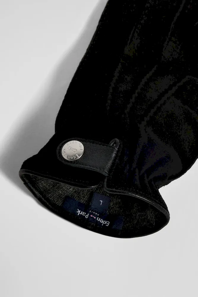 Paire de gants en cuir noir – Bild 4