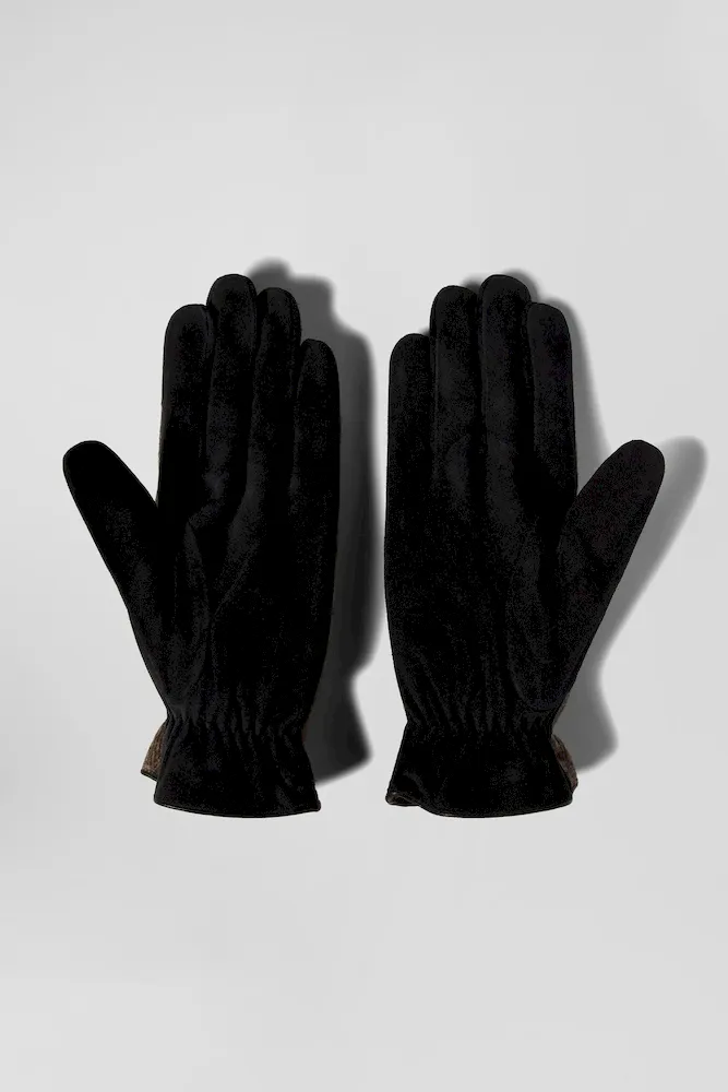 Paire De Gants Homme En Cuir Marron