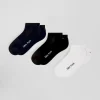 Lot de 3 paires de chaussettes en coton mélangé bleu marine