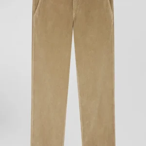 Alternative view of Pantalon chino en coton velours stretch chanvre coupe Regular