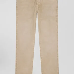 Alternative view of Pantalon 5 poches en coton stretch chanvre coupe Regular