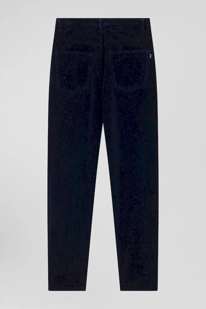 Jean 5 poches en coton stretch bleu marine coupe Comfort – Bild 4