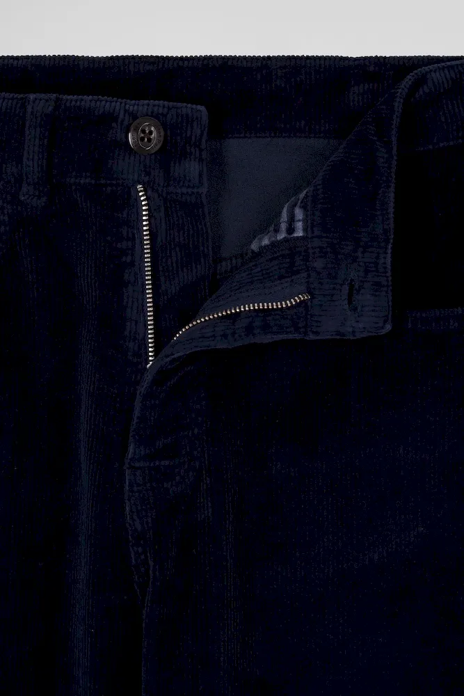 Jean 5 poches en coton stretch bleu marine coupe Comfort – Bild 8