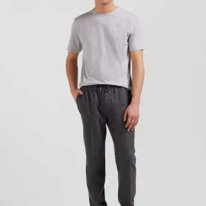 Pantalon gris taille élastiquée coupe Modern
