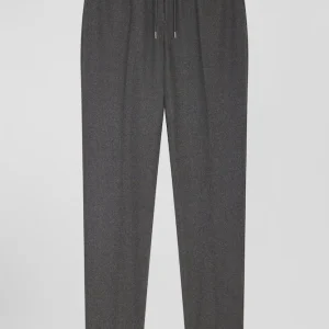 Alternative view of Pantalon gris taille élastiquée coupe Modern