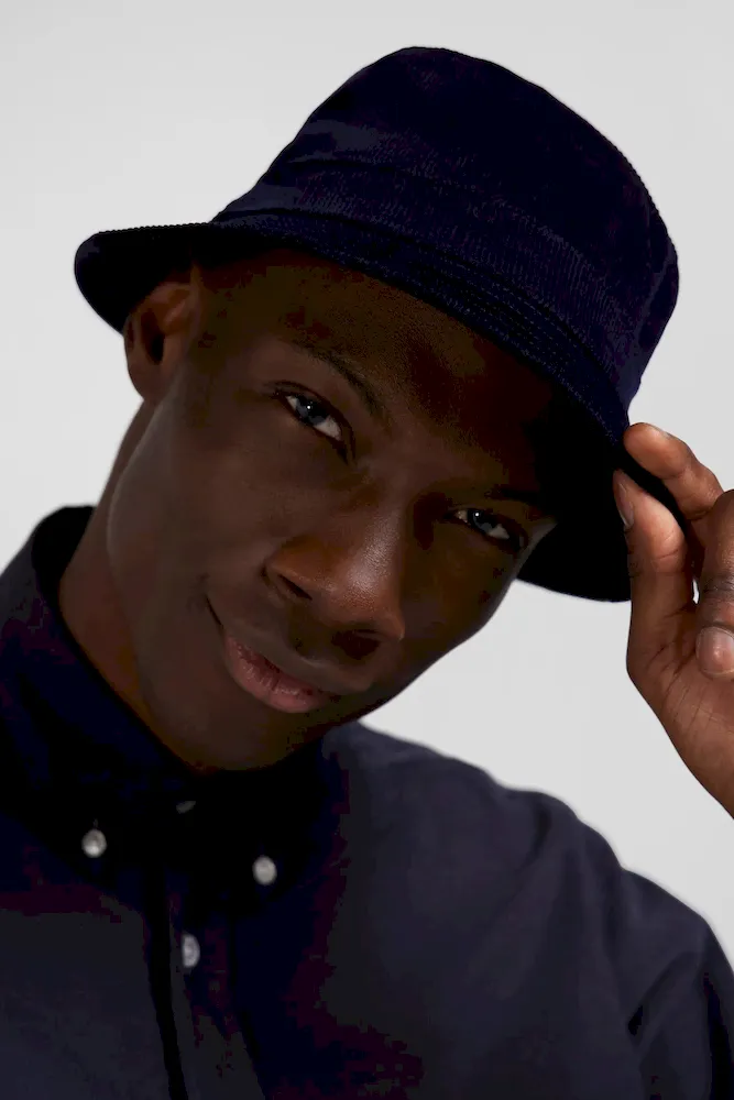 Bob En Coton Stretch Bleu Marine