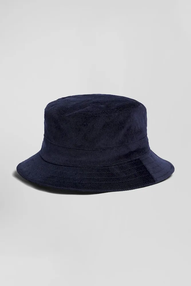 Bob en coton stretch bleu marine – Bild 3