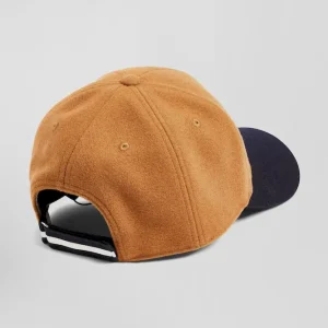 Alternative view of Casquette en laine mélangée camel broderie 10