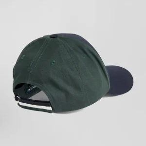 Alternative view of Casquette bicolore en coton vert