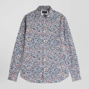 Alternative view of Chemise en coton beige coupe Slim