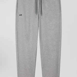 Alternative view of Pantalon jogging en molleton gratté gris coupe Relaxed