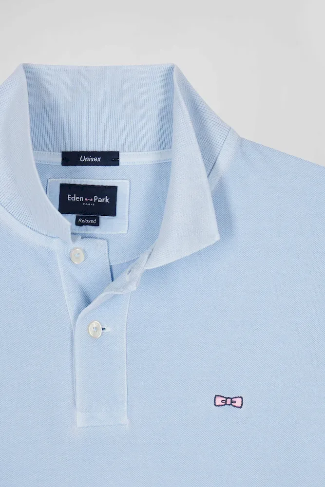 Polo manches courtes unisexe en piqué coton ciel surteint coupe Oversized – Bild 11