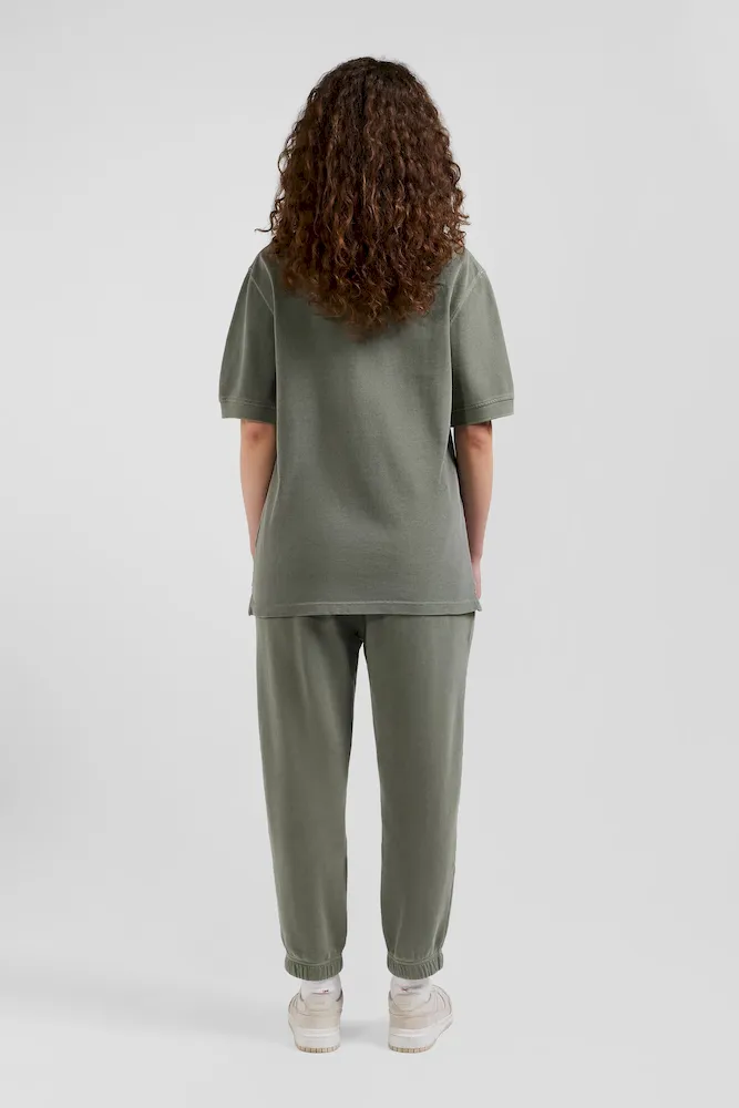 Polo manches courtes unisexe en piqué coton kaki surteint coupe Oversized – Bild 10