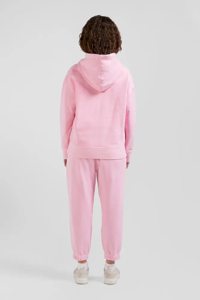 Sweatshirt à capuche unisexe en molleton coton rose surteint coupe Oversized – Bild 10