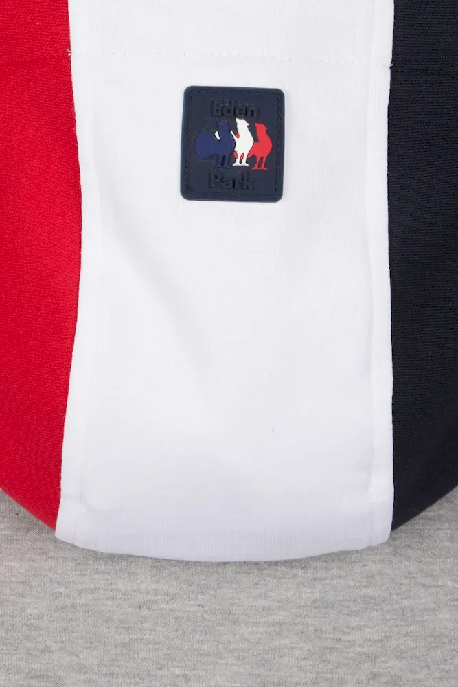 Sweatshirt à capuche zippé XV de France en coton mélangé et parmenture gris coupe Regular – Bild 9