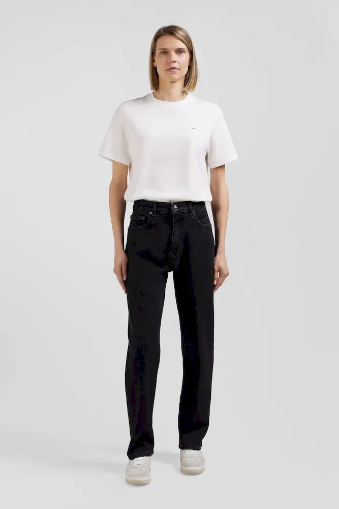 T-shirt manches courtes en coton écru coupe Modern