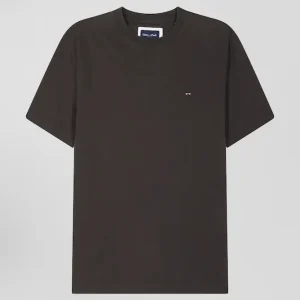 Alternative view of T-shirt manches courtes en coton kaki patch dos coupe Regular