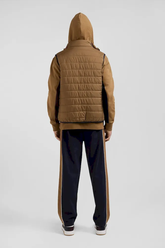 Doudoune sans manches matelassée à col montant noisette – Bild 6