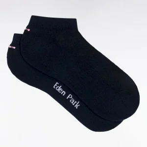 Chaussettes basses en coton stretch mélangé marine