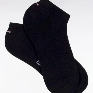 Alternative view of Chaussettes basses en coton stretch mélangé noires