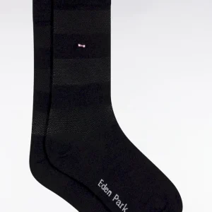 Chaussettes en coton stretch mélangé noires