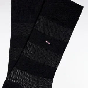 Alternative view of Chaussettes en coton stretch mélangé noires