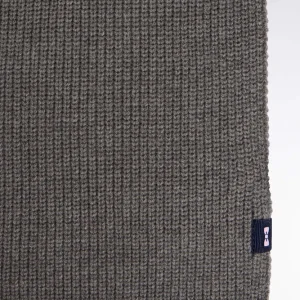 Alternative view of Écharpe en coton mélangé gris foncé