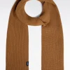 Écharpe en coton mélangé camel