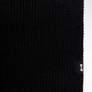 Alternative view of Écharpe en coton mélangé noire