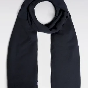 Écharpe frangée marine