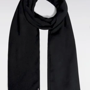 Écharpe frangée noire