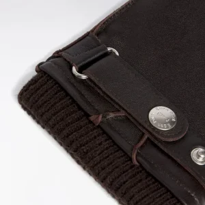 Alternative view of Gants en cuir marron