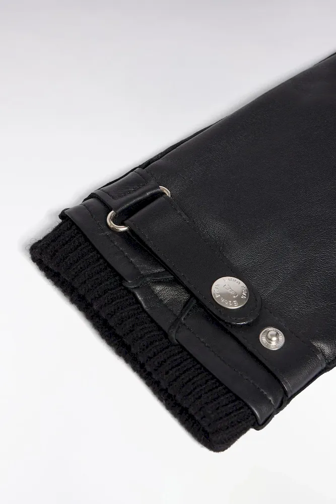 Gants En Cuir Noirs