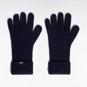 Gants en laine marine