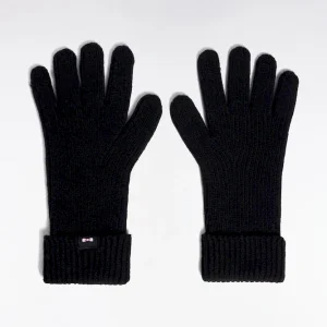 Gants en laine noirs