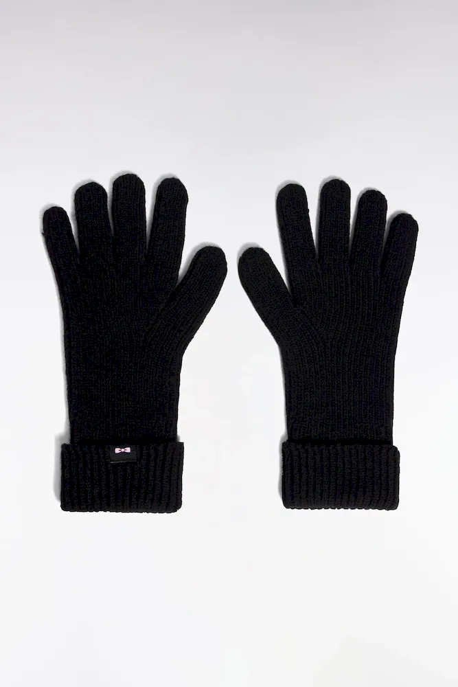 Gants en laine noirs