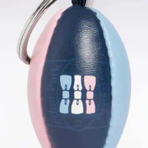 Porte-clés ballon de rugby tricolore