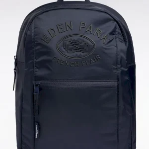 Sac à dos en toile reliefée marine