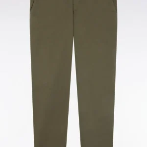 Alternative view of Pantalon chino sans plis en coton stretch kaki