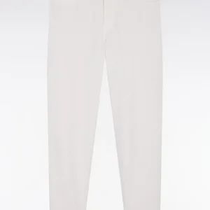 Alternative view of Pantalon 5 poches en velours côtelé écru