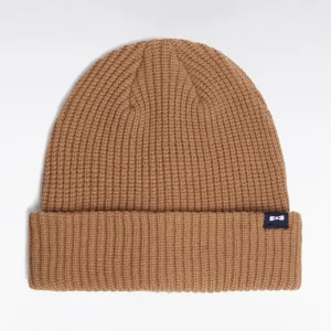 Bonnet en coton mélangé camel