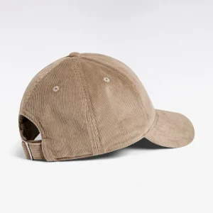 Alternative view of Casquette en velours côtelé beige